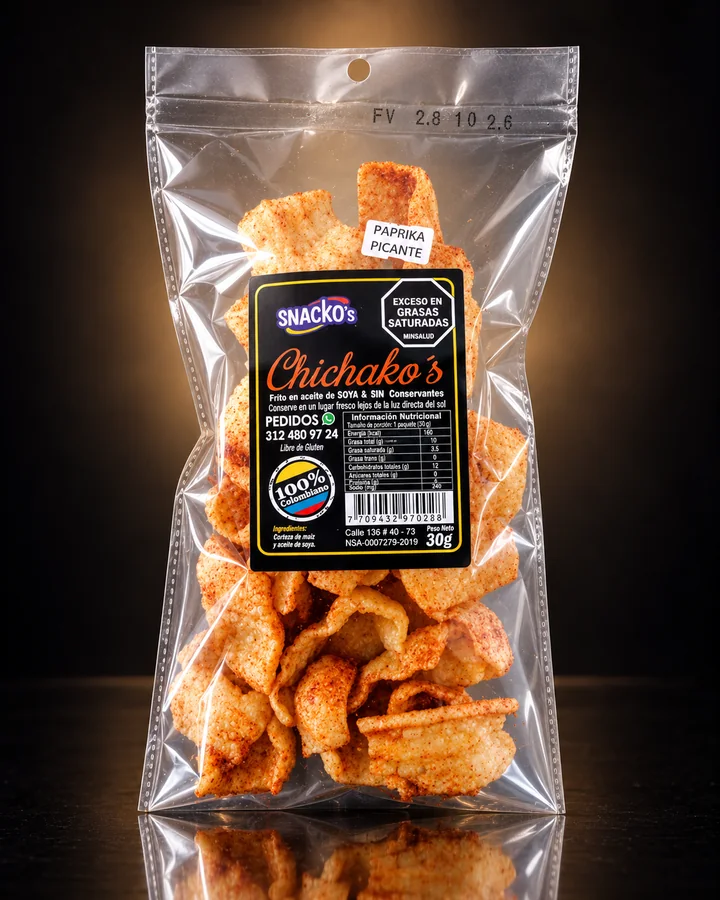 Chicharrines de maíz